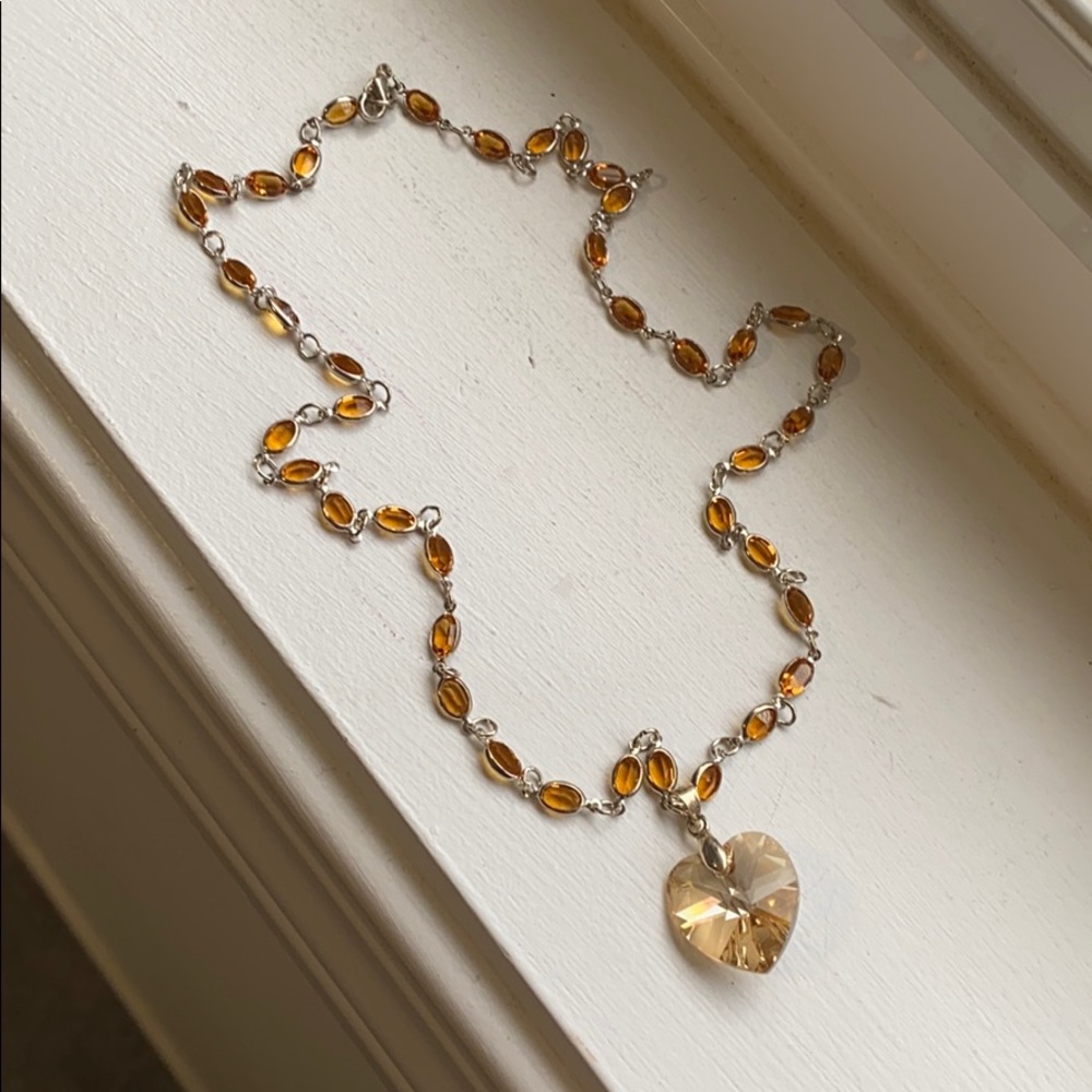 Swarovski heart ❤️ necklace